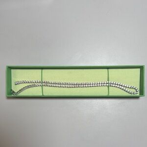 Swarovski Silver Matrix Tennis Necklace with Classic Elegance